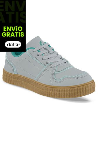 Tenis Urbanos Zynora Gris Para Niña Los Gomosos Los Gomosos
