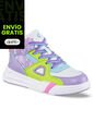 Tenis Urbanos Fenir Blanco-Mora Para Niña Los Gomosos de Los Gomosos