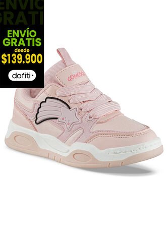 Tenis Casuales Hobor Rosa Los Gomosos Para Niña Los Gomosos