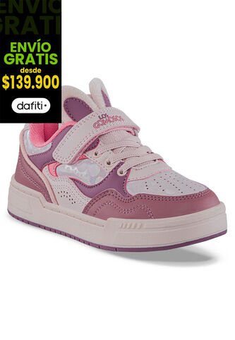 Tenis Casuales Mirez Rosa Los Gomosos Para Niña Los Gomosos