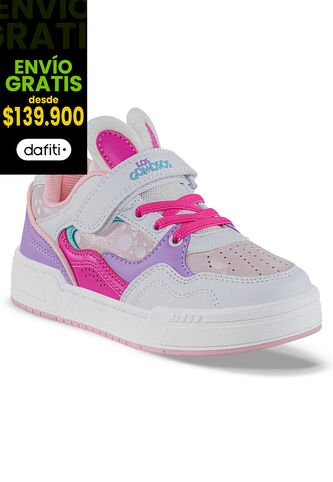 Tenis Casuales Mirez Blanco Los Gomosos Para Niña Los Gomosos