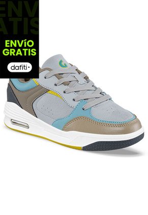 Tenis Urbanos Semor Gris Para Niño Los Gomosos