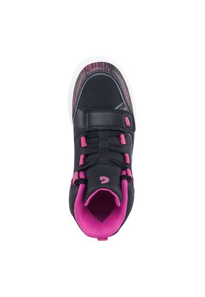 Tenis Viry Negro-Fucsia Para Niña Los Gomosos