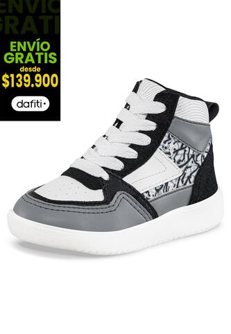 Botas Mostac Alto Inf Negro Los Gomosos Para Niño Los Gomosos