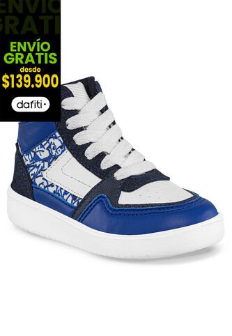 Botas Mostac Alto Inf Azul Los Gomosos Para Niño Los Gomosos