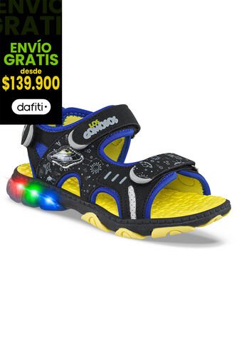 Sandalias Vorel Negro Para Niño Los Gomosos Los Gomosos