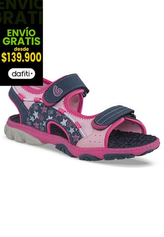 Sandalias Volir Azul Osc Para Niña Los Gomosos Los Gomosos
