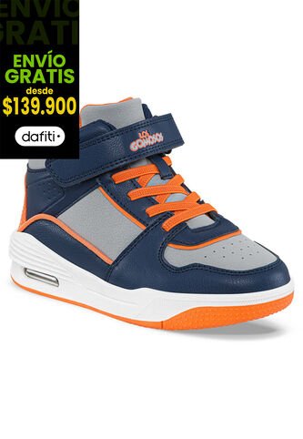 Tenis Urbanos Moger Azul Osc Para Niño Los Gomosos Los Gomosos