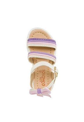 Sandalias Lorie Blanco-Mora Para Niña Los Gomosos