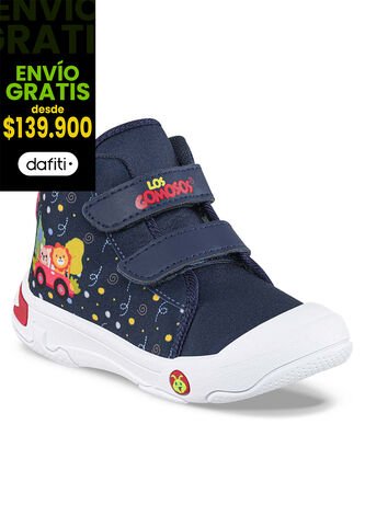 Botas Cossie Azul O-Rojo Para Bebés Los Gomosos Los Gomosos