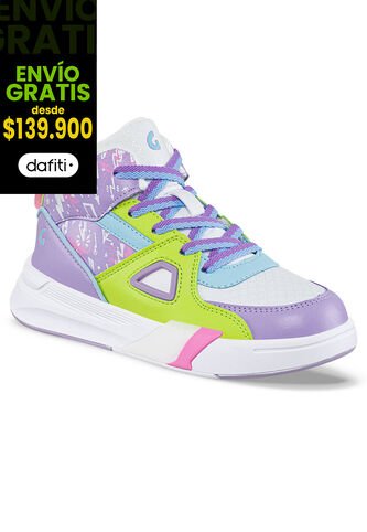 Tenis Urbanos Fenir Blanco-Mora Para Niña Los Gomosos Los Gomosos