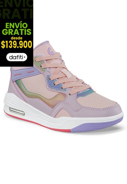 Tenis Urbanos Ginpir Rosa Para Niña Los Gomosos