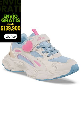 Tenis Urbanos Tarento Azul Para Niña Los Gomosos Los Gomosos