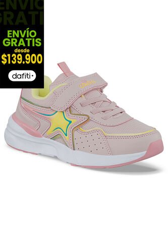 Tenis Urbanos Domer Rosa Para Niña Los Gomosos Los Gomosos