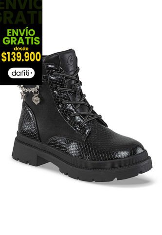Botas Zikmo Negro Para Niña Los Gomosos Los Gomosos