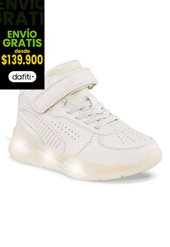 Tenis Luces Sorel Beige Para Niña Los Gomosos Los Gomosos