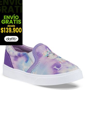 Tenis Casuales Fritz Lila Para Niña Los Gomosos Los Gomosos