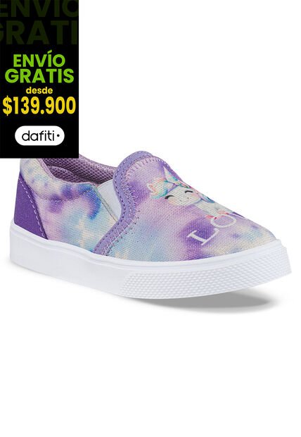 Tenis Casuales Fritz Lila Para Niña Los Gomosos