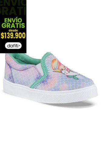 Tenis Casuales Chata M.Color Para Niña Los Gomosos Los Gomosos