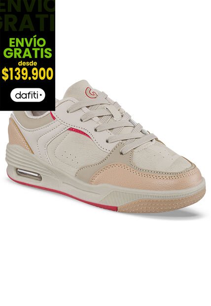 Tenis Urbanos Semor Beige Para Niño Los Gomosos