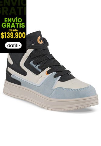 Tenis Urbanos Ruype Beige-Negro Para Niño Los Gomosos Los Gomosos