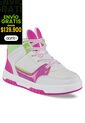 Tenis Urbanos Gury Blanco-Fucsia Para Niña Los Gomosos de Los Gomosos
