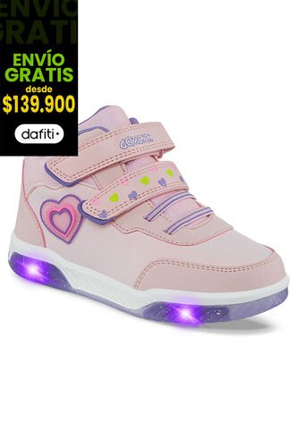 Tenis Luces Dencel Rosa Para Niña Los Gomosos Los Gomosos