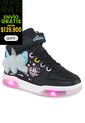 Tenis Luces Konno Negro Para Niña Los Gomosos de Los Gomosos