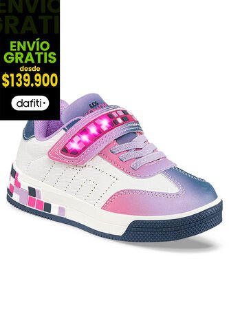 Tenis Luces Perenne Fucsia Para Niña Los Gomosos Los Gomosos