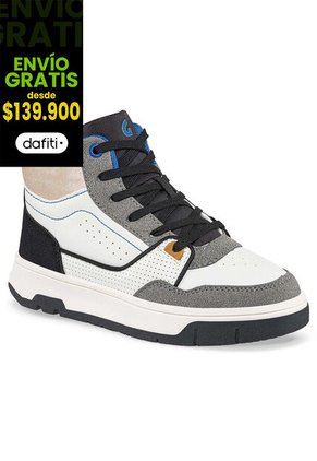 Tenis Yinko Beige-Gris Para Niño Los Gomosos