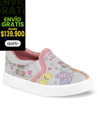 Tenis Uncles Gris Para Niña Los Gomosos Los Gomosos