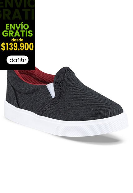 Tenis Miho Negro Para Niño Los Gomosos