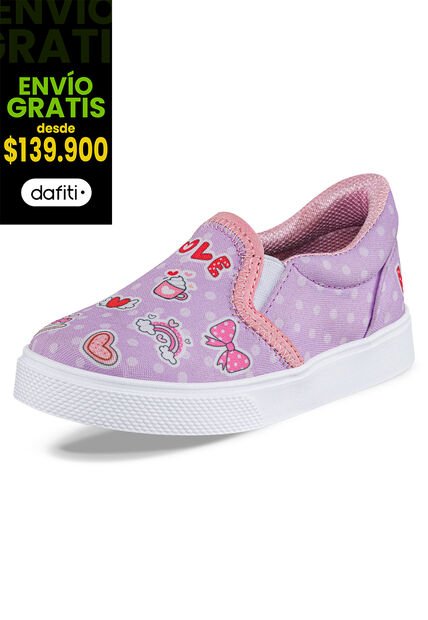 Tenis Mossy Lila Para Niña Los Gomosos