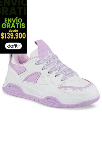 Tenis Rofit Blanco-Mora Para Niña Los Gomosos Los Gomosos