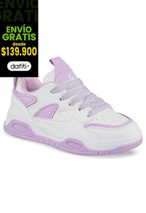 Tenis Rofit Blanco-Mora Para Niña Los Gomosos