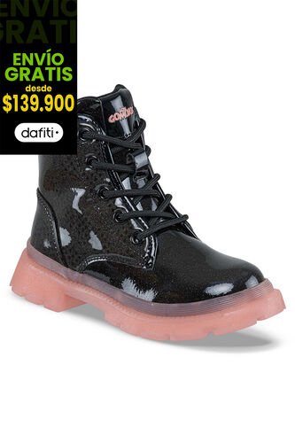 Botas Zemin Negro Para Niña Los Gomosos Los Gomosos