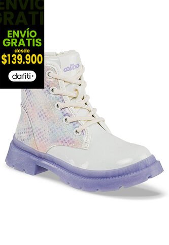 Botas Zemin Blanco Para Niña Los Gomosos Los Gomosos