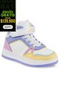 Tenis Reffor Blanco-Lila Para Niña Los Gomosos de Los Gomosos
