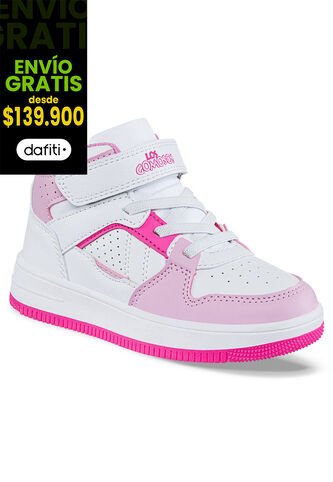 Tenis Klaz Blanco-Rosa Para Niña Los Gomosos Los Gomosos