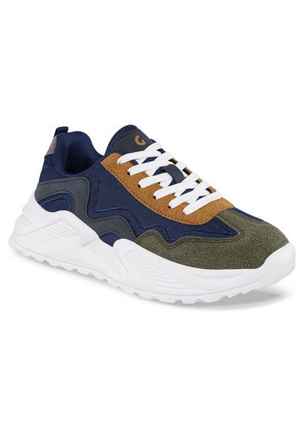 Tenis Vafer Azul Osc Para Niño Los Gomosos