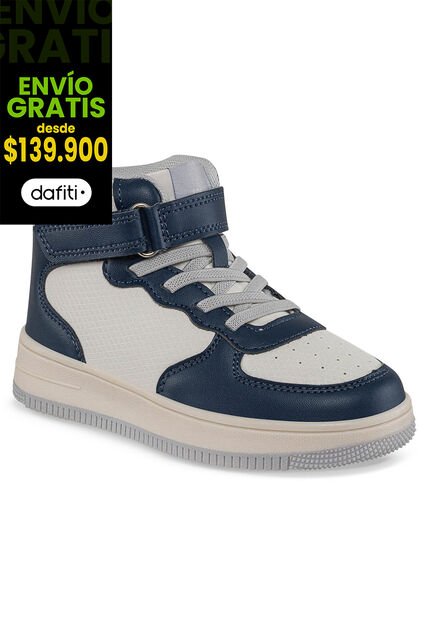 Tenis Tosok Beige-Azul O Para Niño Los Gomosos