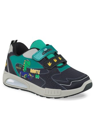 Tenis Con Luces Ruxo Negro-Verde Los Gomosos Para Niño Los Gomosos