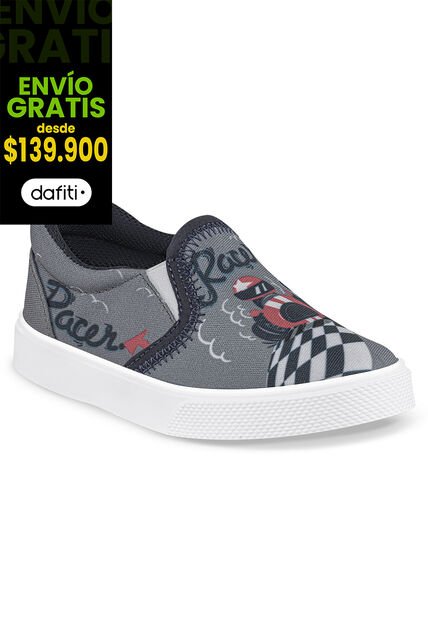 Tenis Fast Gris Para Niño Los Gomosos