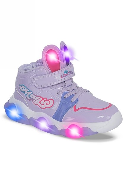 Tenis Con Luces Pidom Mora Los Gomosos Para Niña