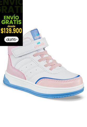 Botas Candito Blanco-Rosa Para Niña Los Gomosos Los Gomosos