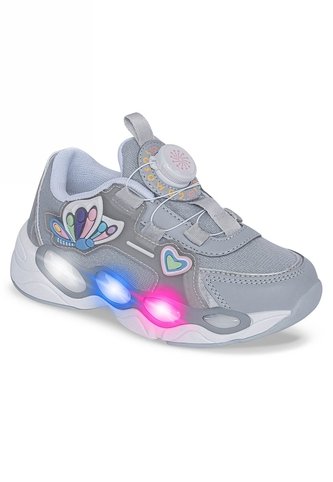 Tenis Con Luces Zadom Gris Los Gomosos Para Niña Los Gomosos
