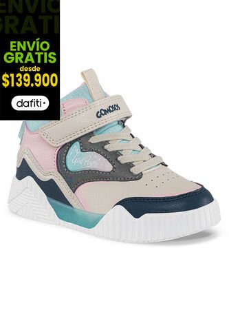 Tenis Canka Blanco-Azul O Para Niña Los Gomosos Los Gomosos