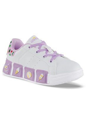Tenis Casuales Ferinn Blanco-Lila Los Gomosos Para Niña