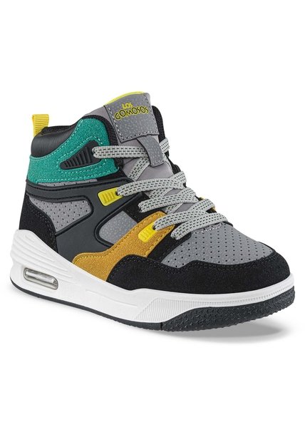 Tenis Urbanos Opinil Gris-Verde Los Gomosos Para Niño