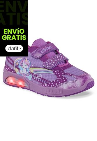 Tenis Con Luces Teno Fucsia Los Gomosos Para Niña Los Gomosos